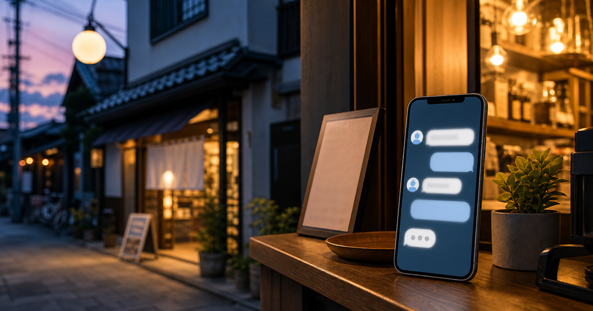 店舗でAIチャットボットを入れるなら、営業時間外の問い合わせから始める