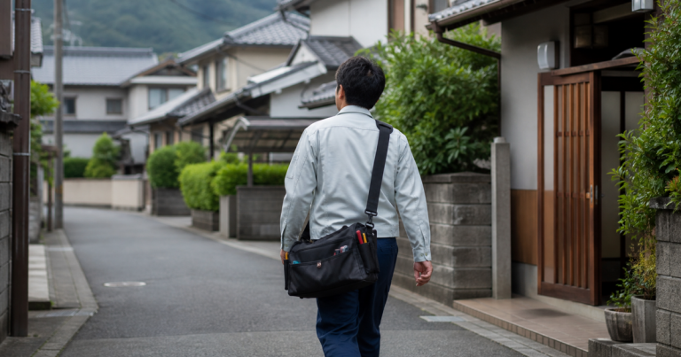 訪問型サービスは住所を公開すべきか。サービス提供地域の設定のイメージ