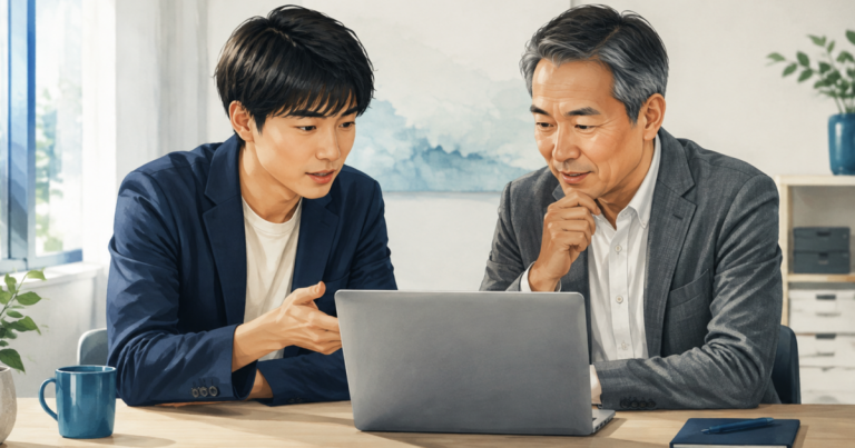 若手社員のAI活用を社内全体へ広げる「逆メンタリング」